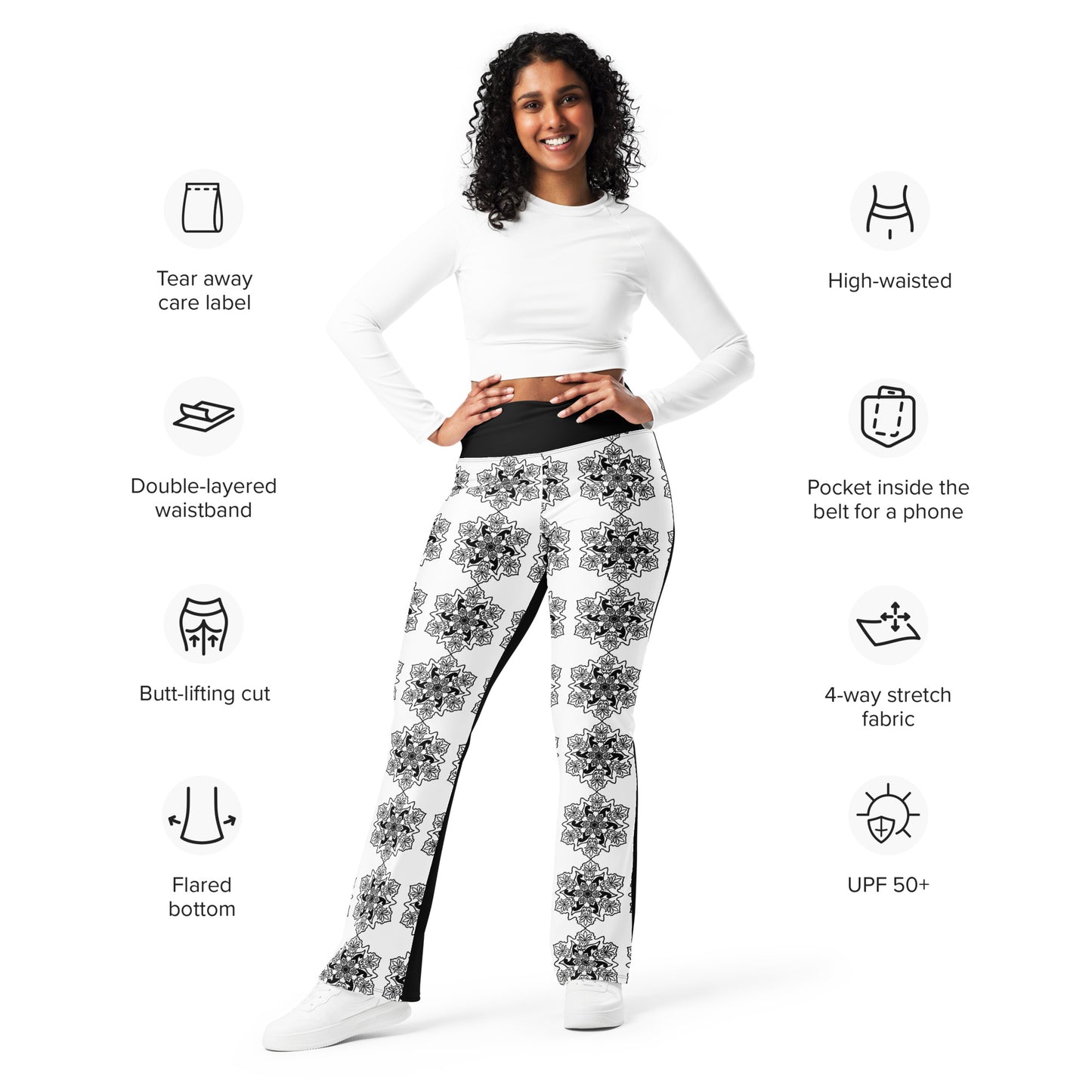 Leggings acampanados
