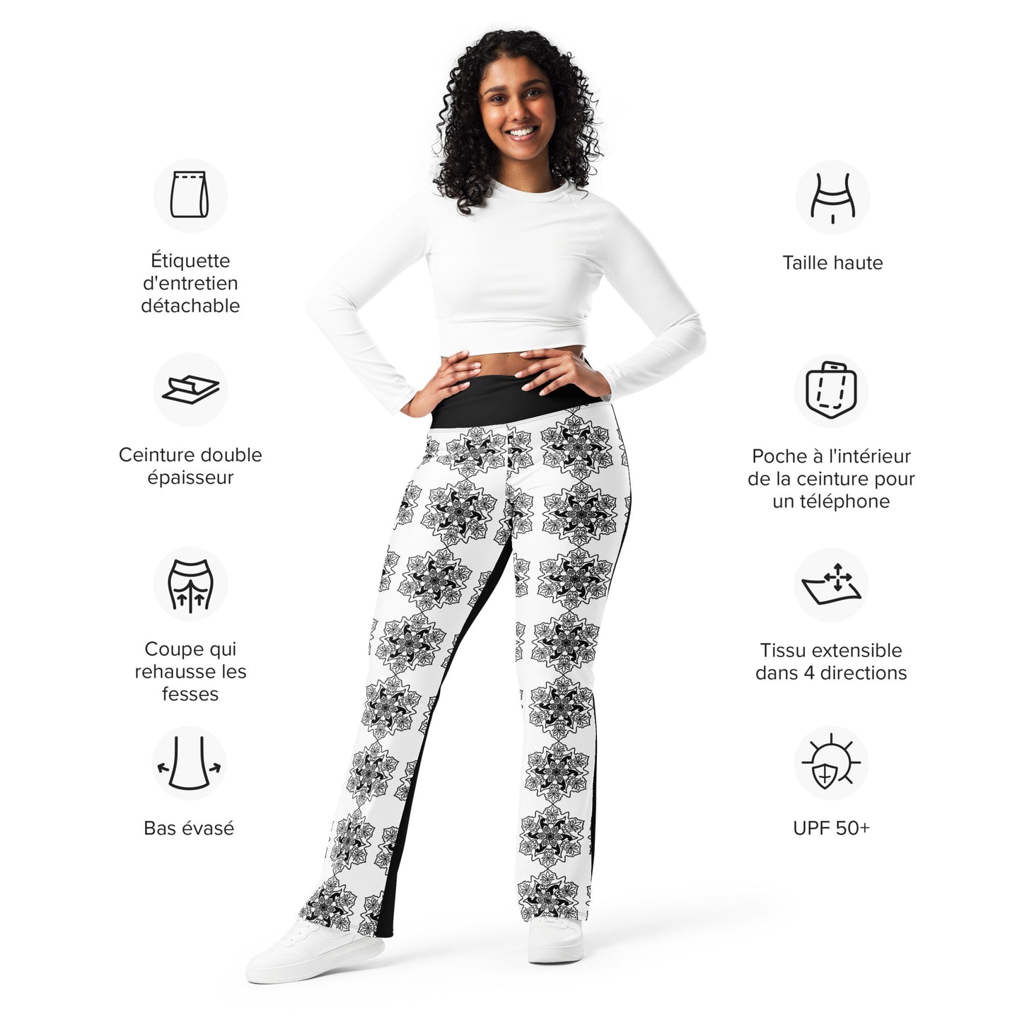 Leggings acampanados