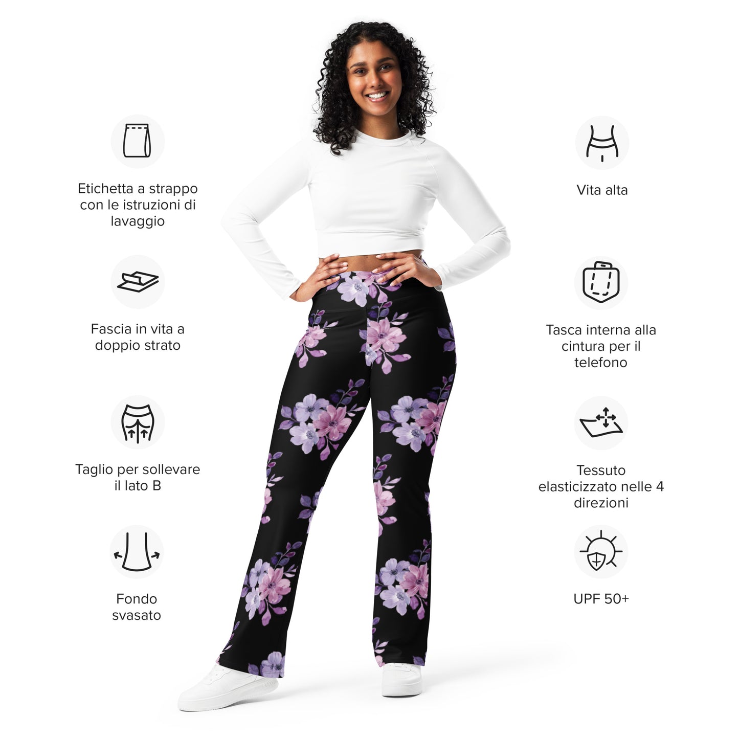 Leggings acampanados