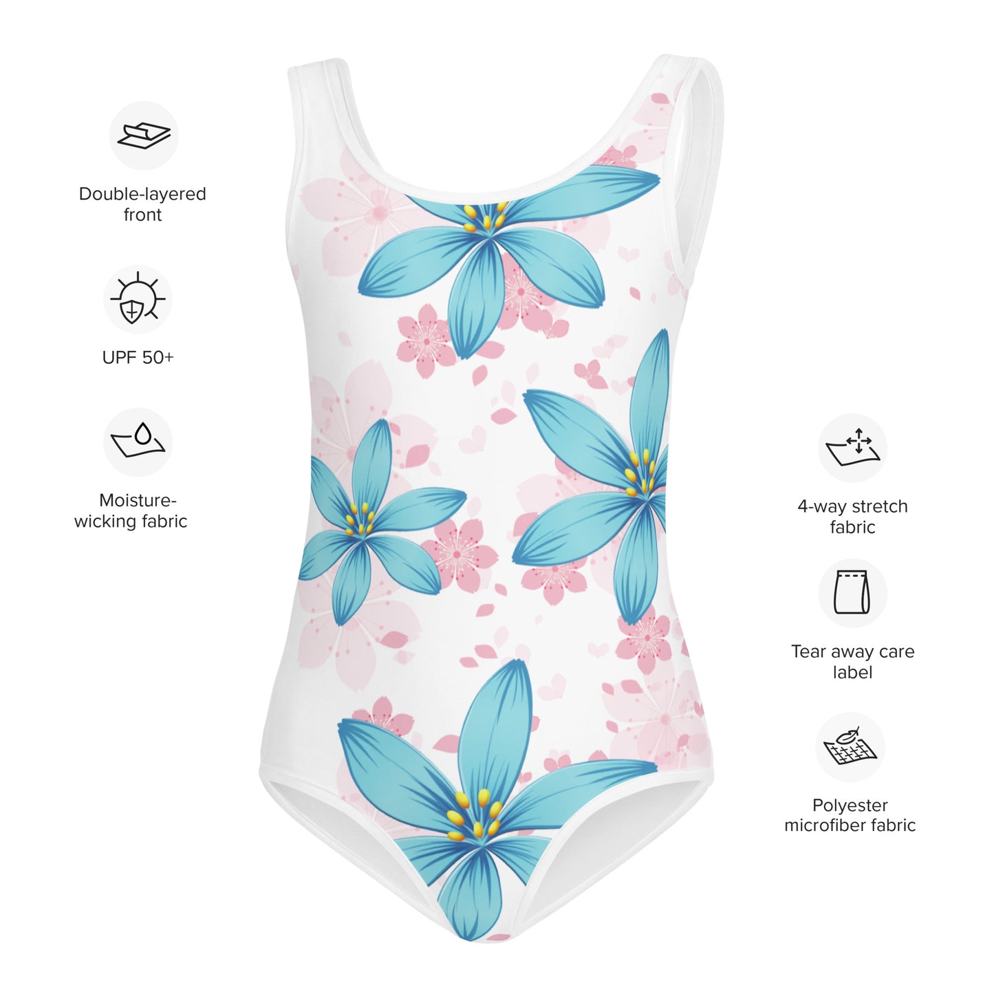 Traje de baño para niños con estampado integral