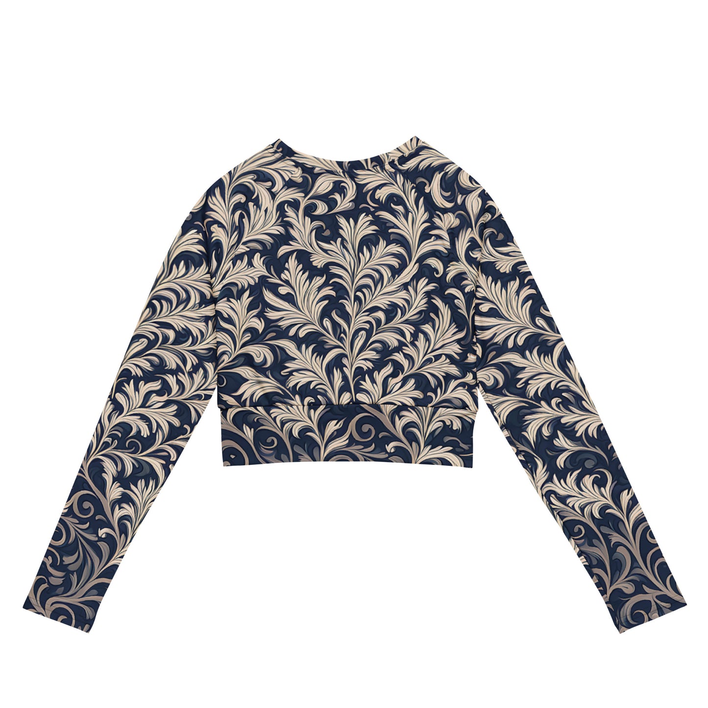 Crop top reciclado de manga larga