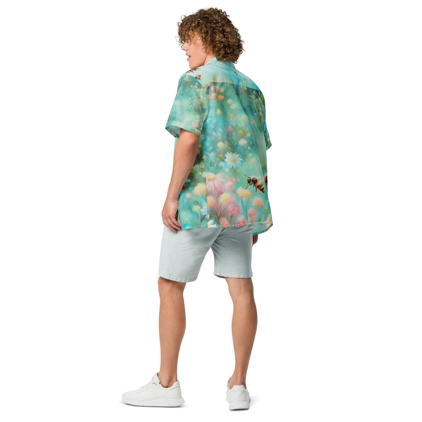 Camisa con botones unisex