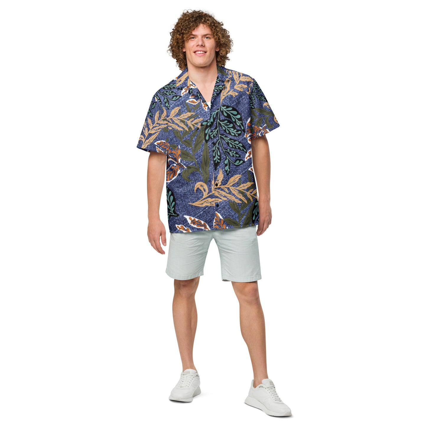 Camisa con botones unisex
