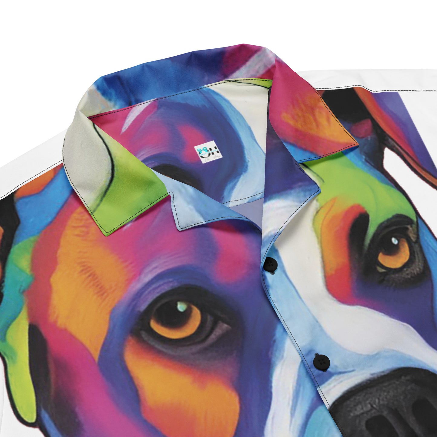 Pitbull Print Unisex button shirt