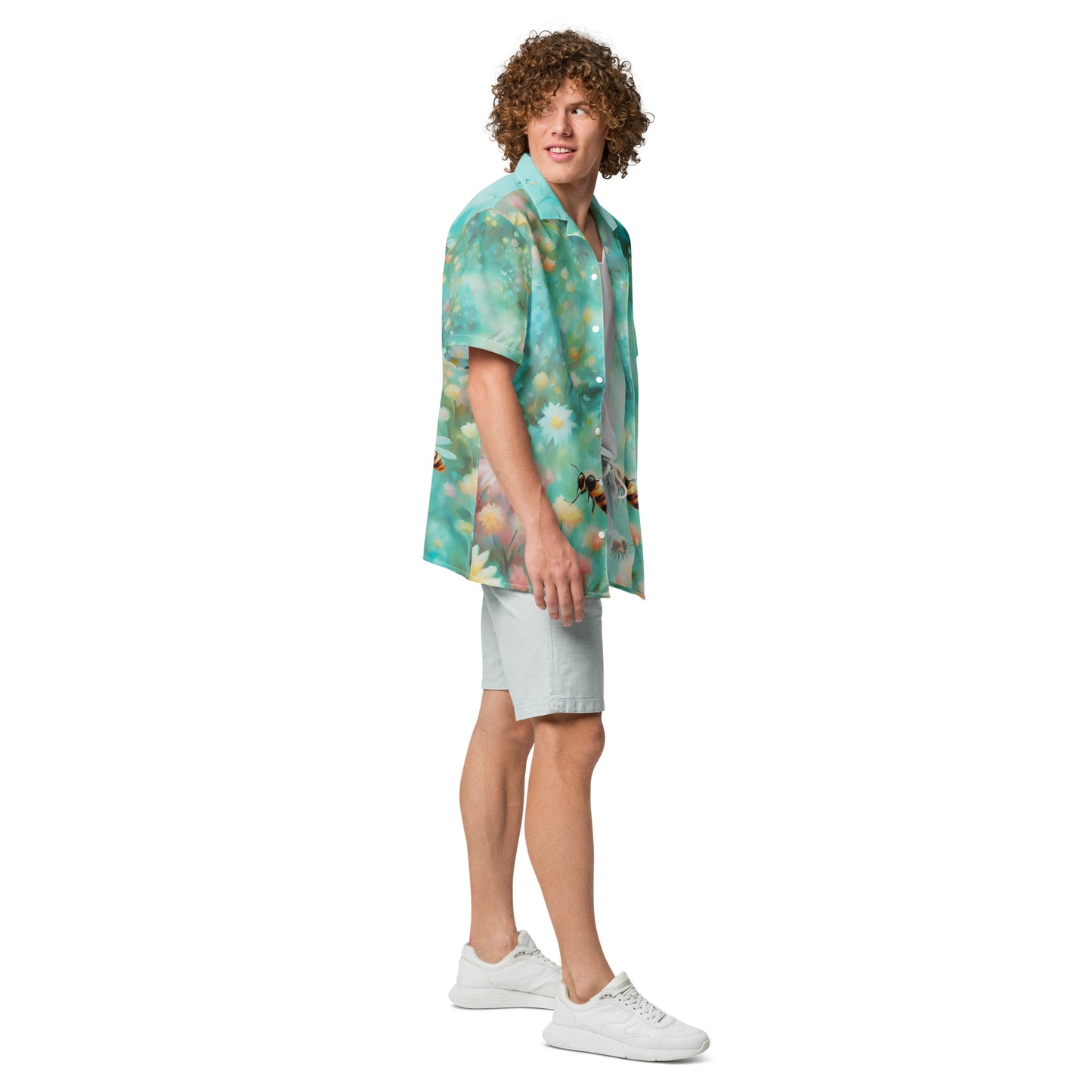 Camisa con botones unisex