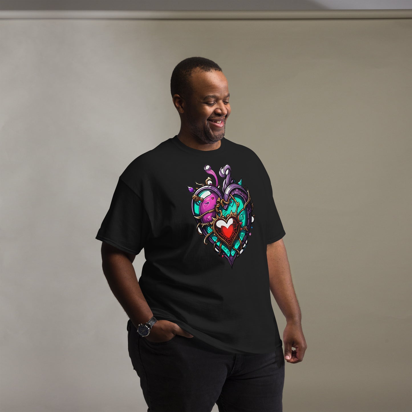 Camiseta clásica para hombre.
