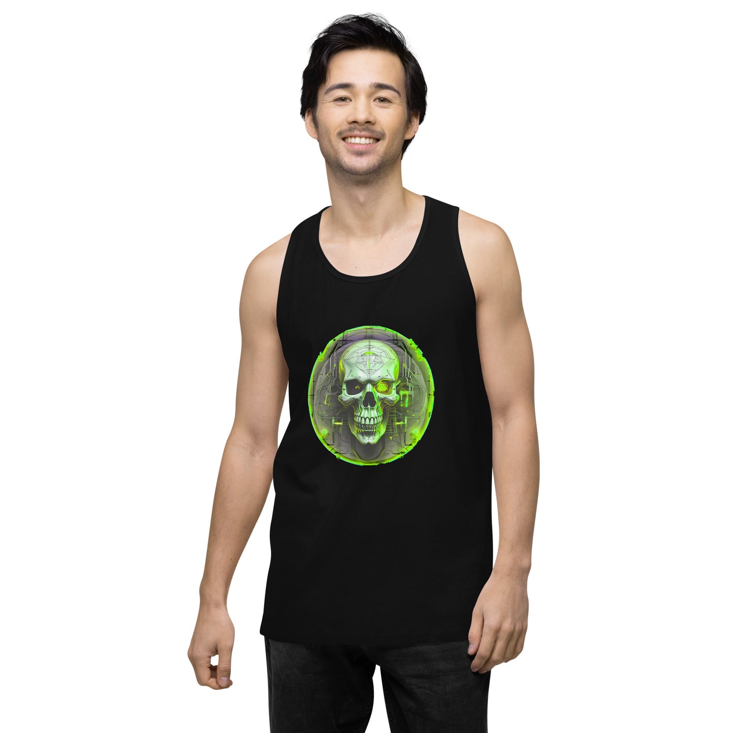Camiseta sin mangas premium para hombre