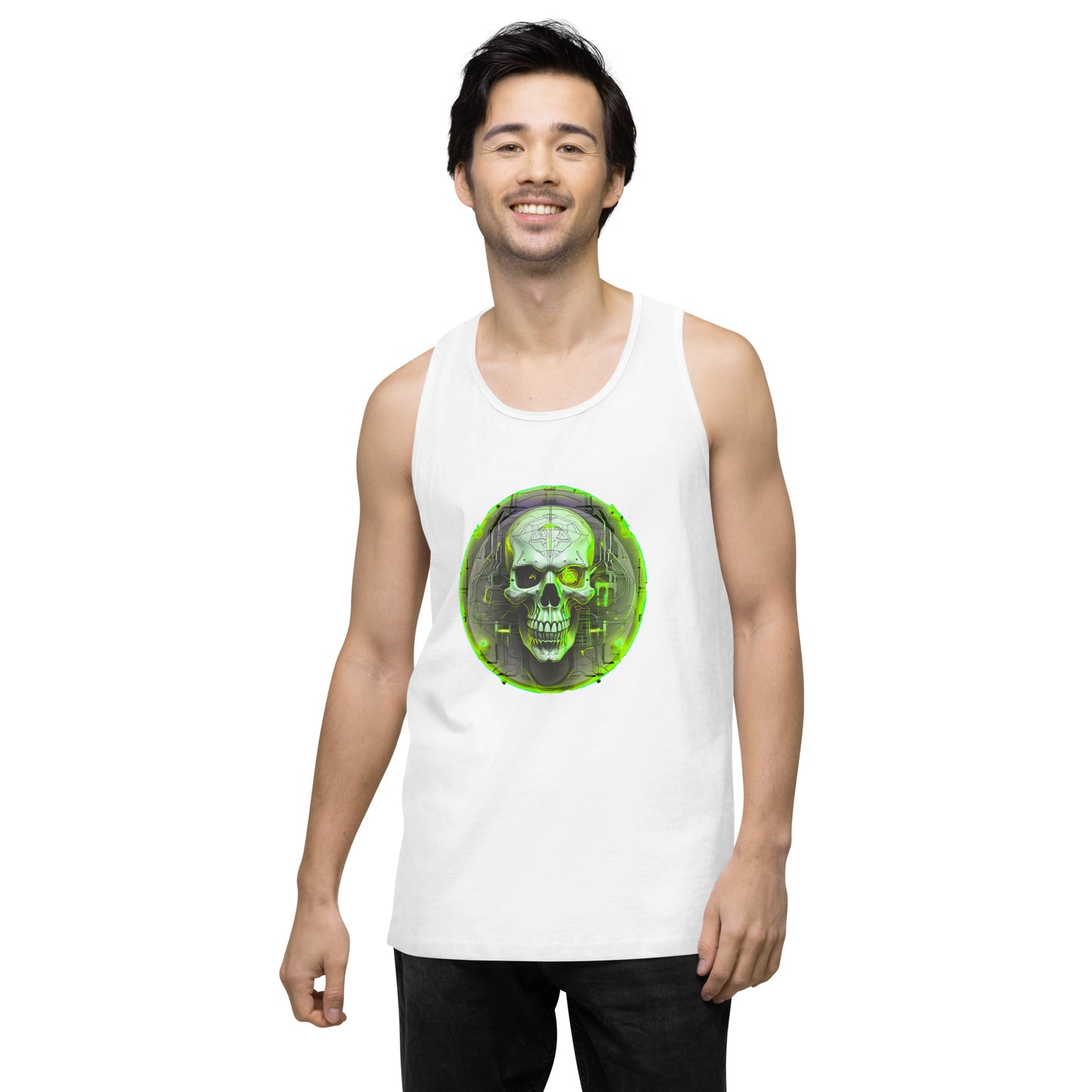 Camiseta sin mangas premium para hombre