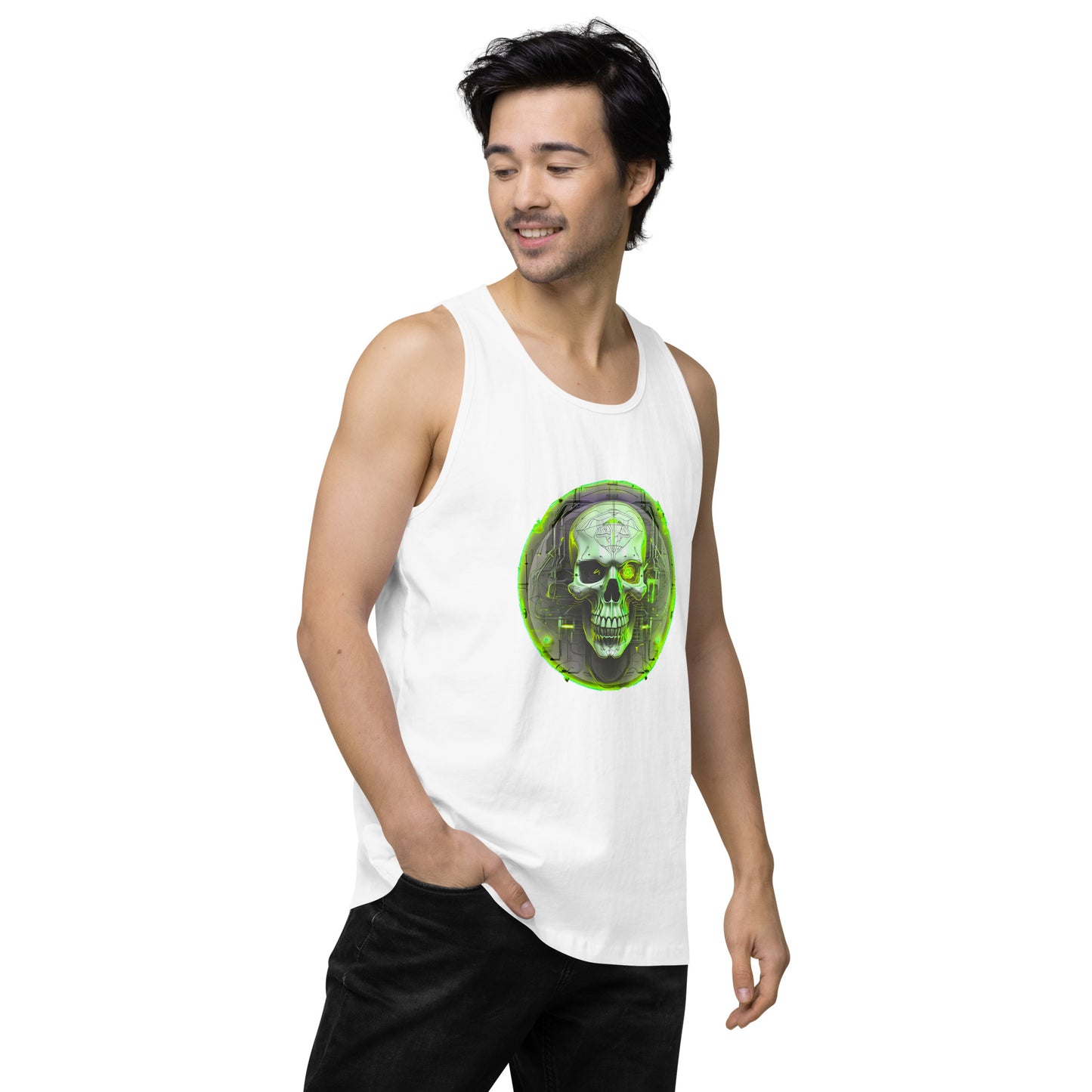 Camiseta sin mangas premium para hombre