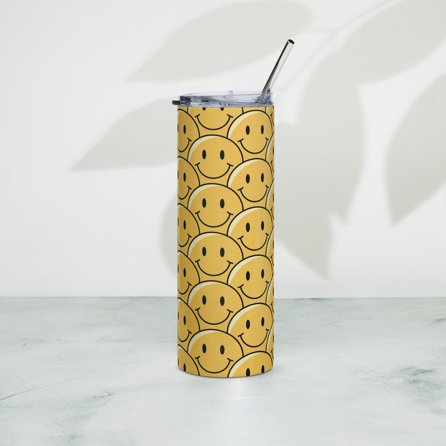 Vaso de emoji de sonrisa