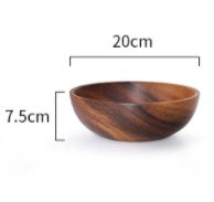 Acacia wooden bowl tableware