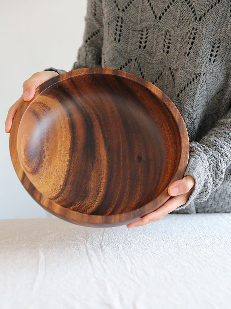 Acacia wooden bowl tableware