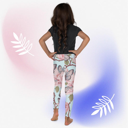 Blue Butterflies Kid's Leggings