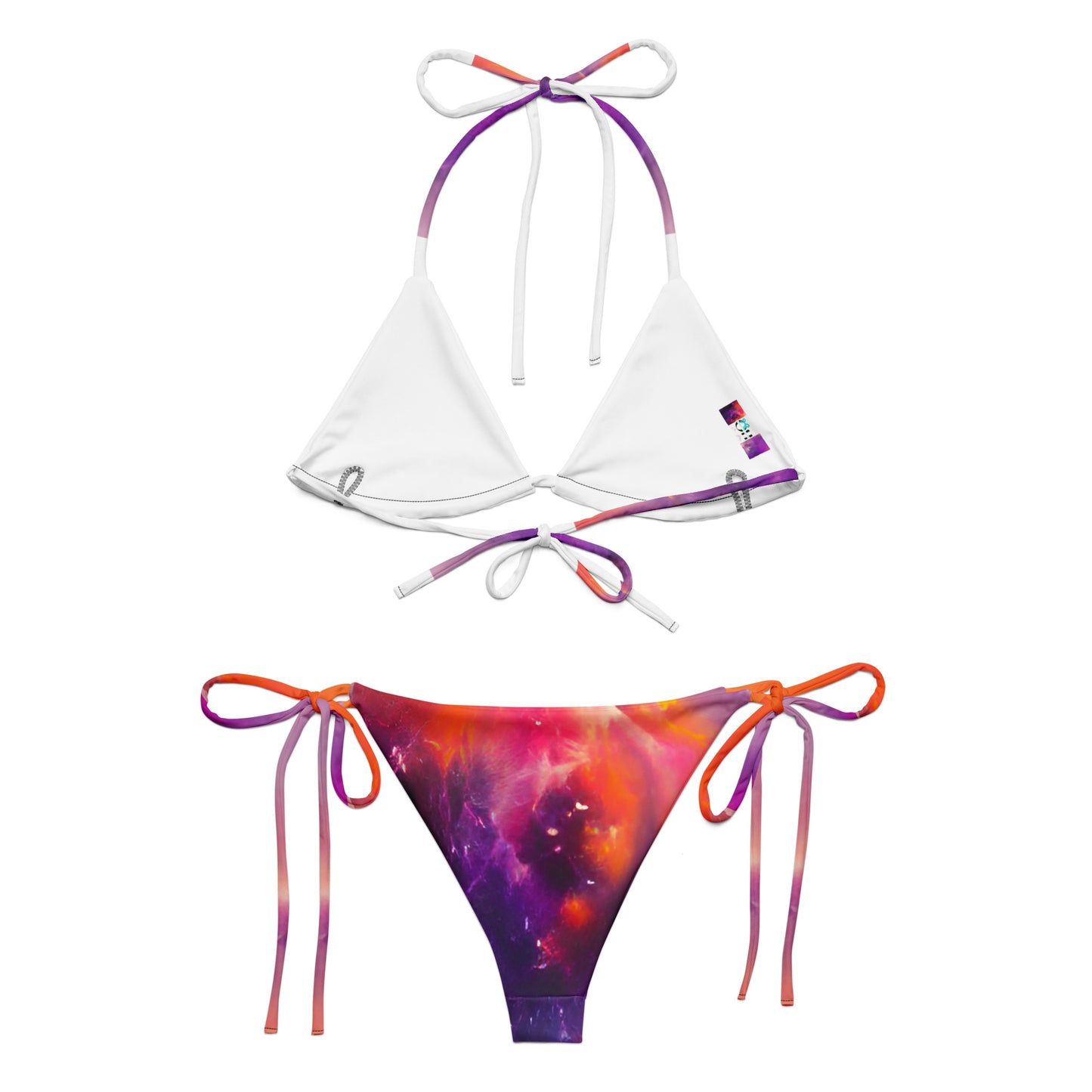 Purple Orange string bikini