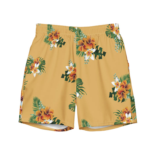 Mustard Swim Trunks