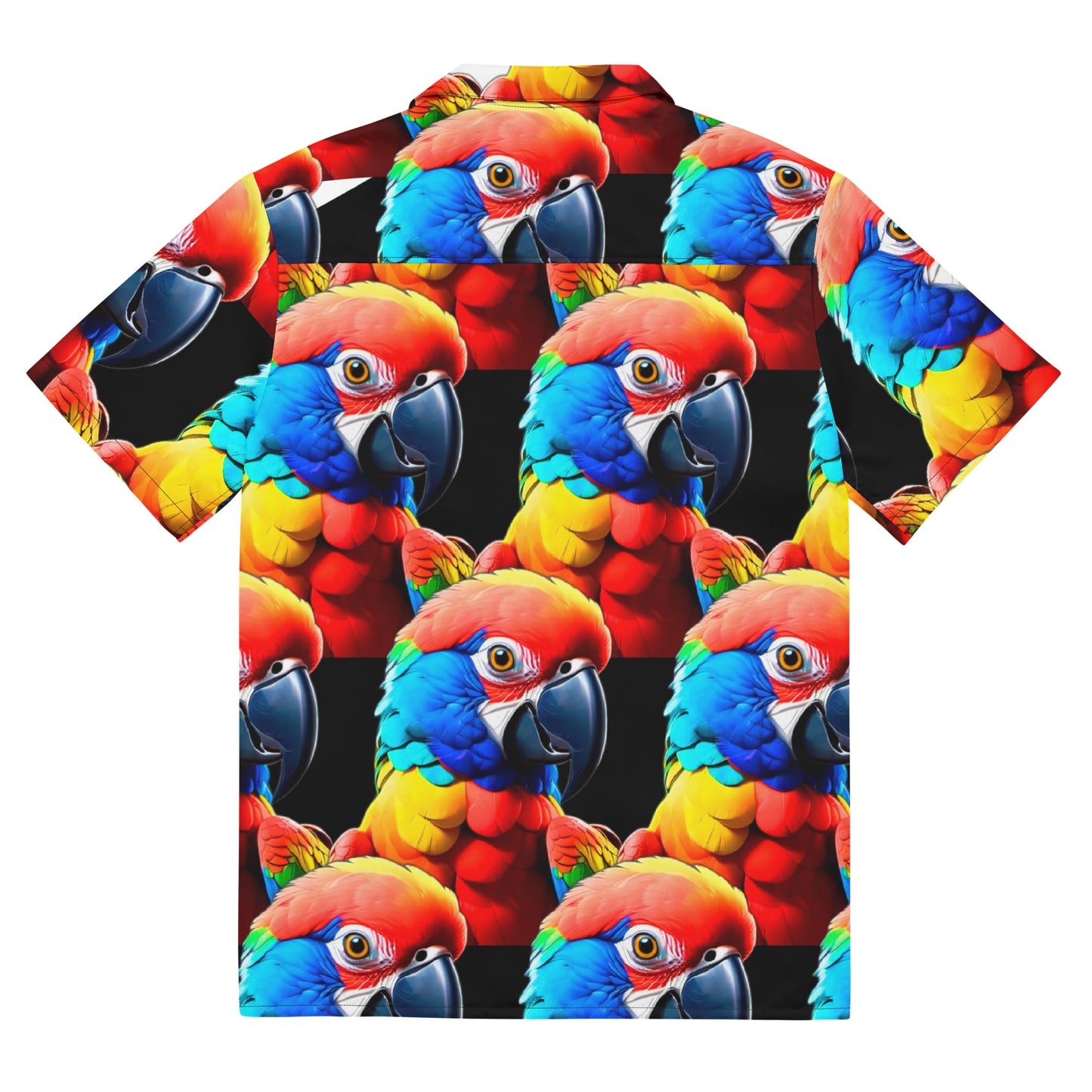 Parrot button shirt unisex