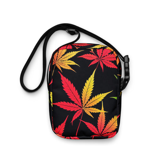 Organic leaf crossbody bag