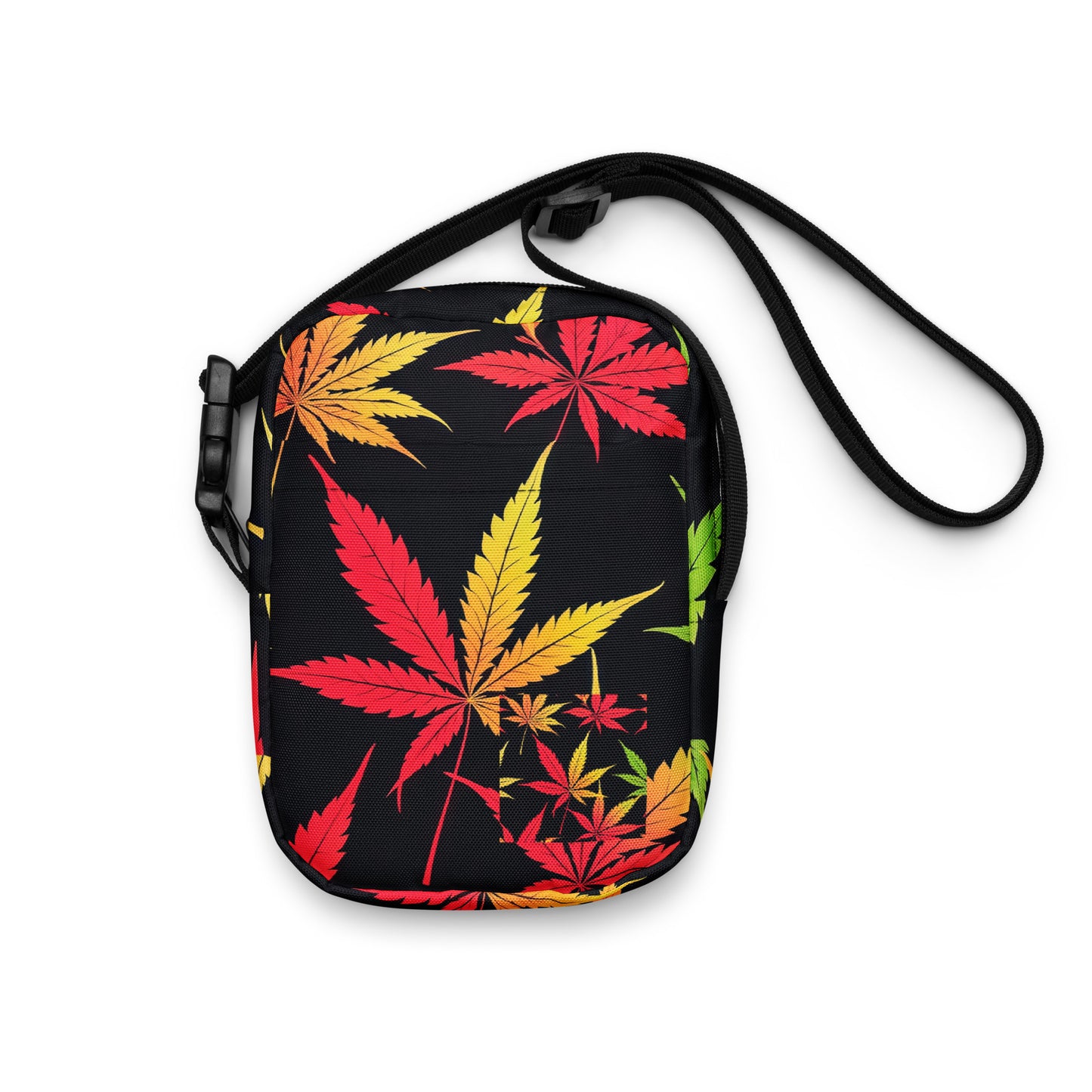 Organic leaf crossbody bag