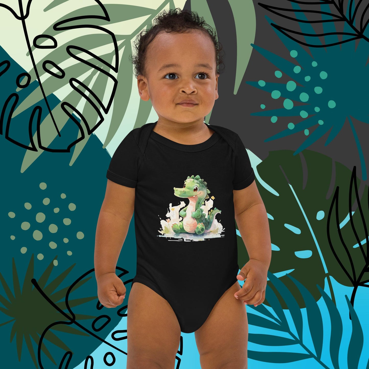 Baby Alligator baby bodysuit