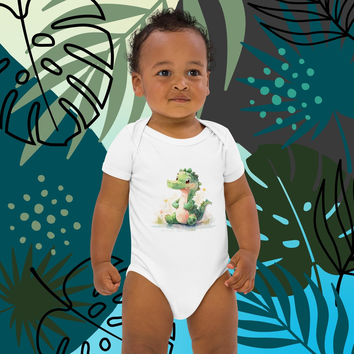 Baby Alligator baby bodysuit