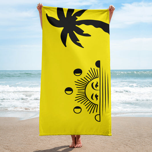 Yellow Beach Towel