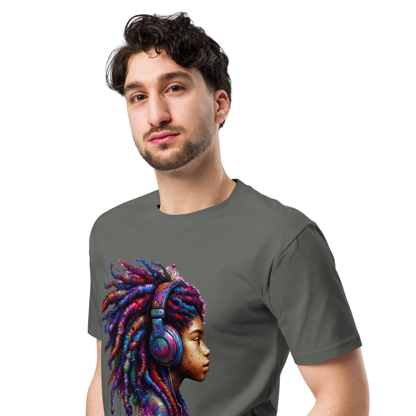 Colorful Headphones t-shirt