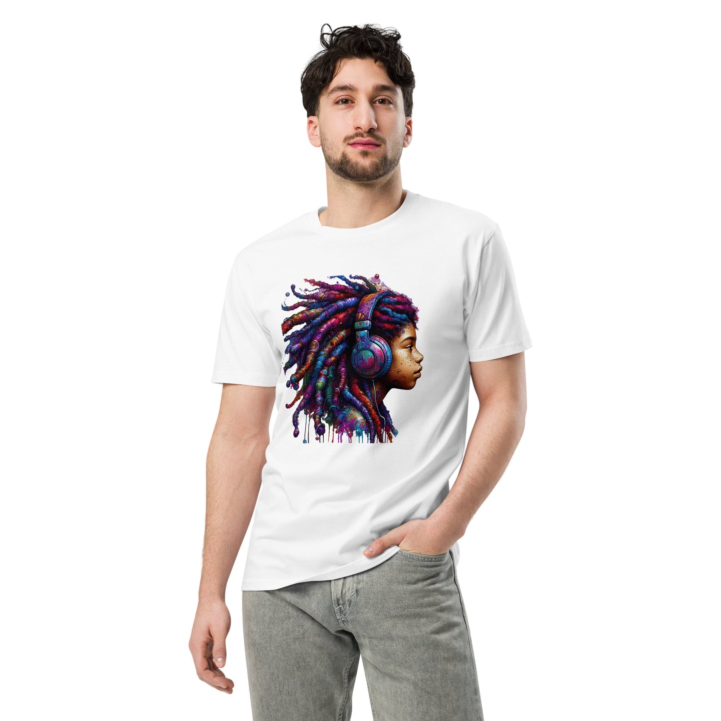 Colorful Headphones t-shirt