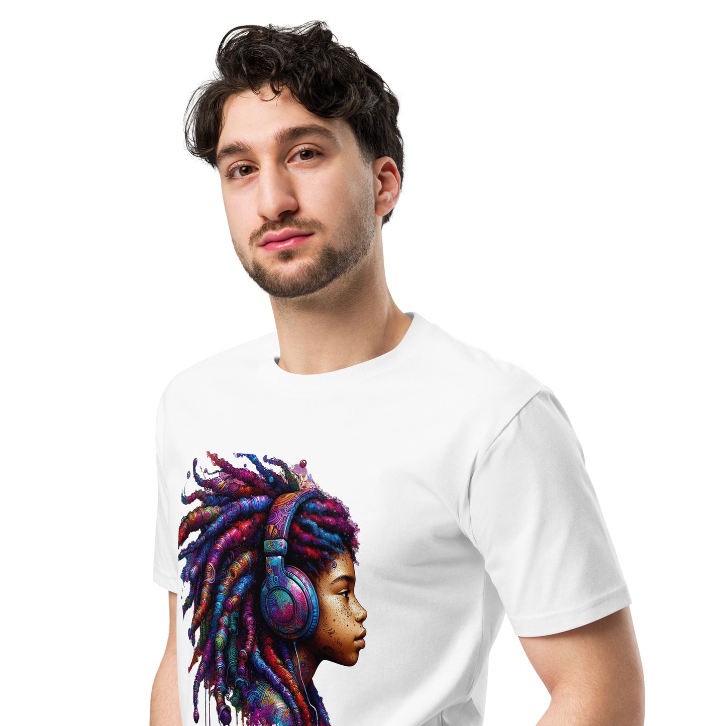 Colorful Headphones t-shirt