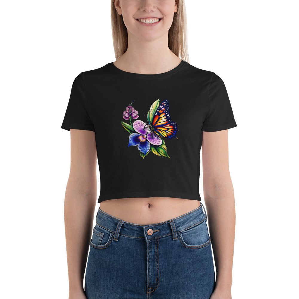 Butterfly Crop Tee