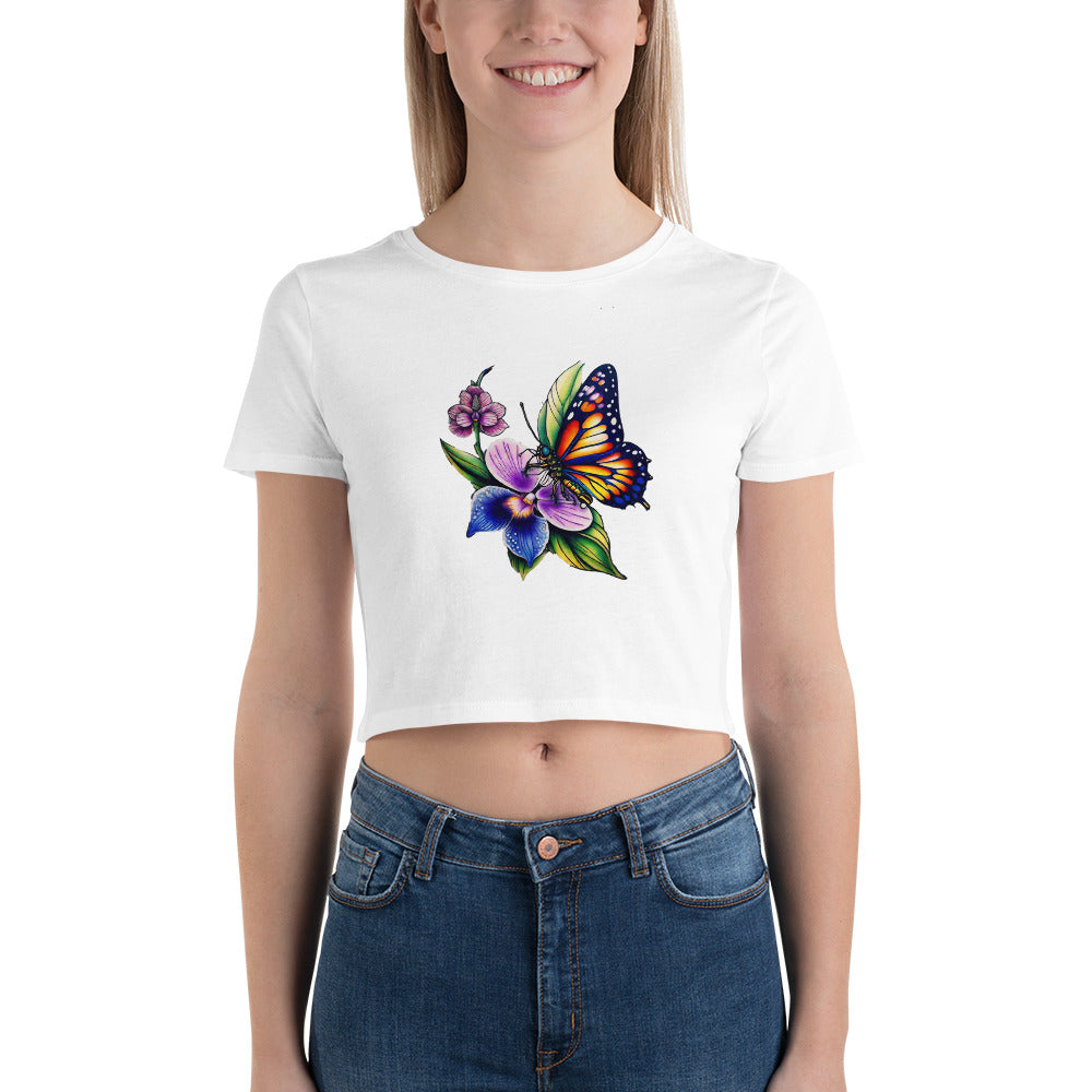 Butterfly Crop Tee